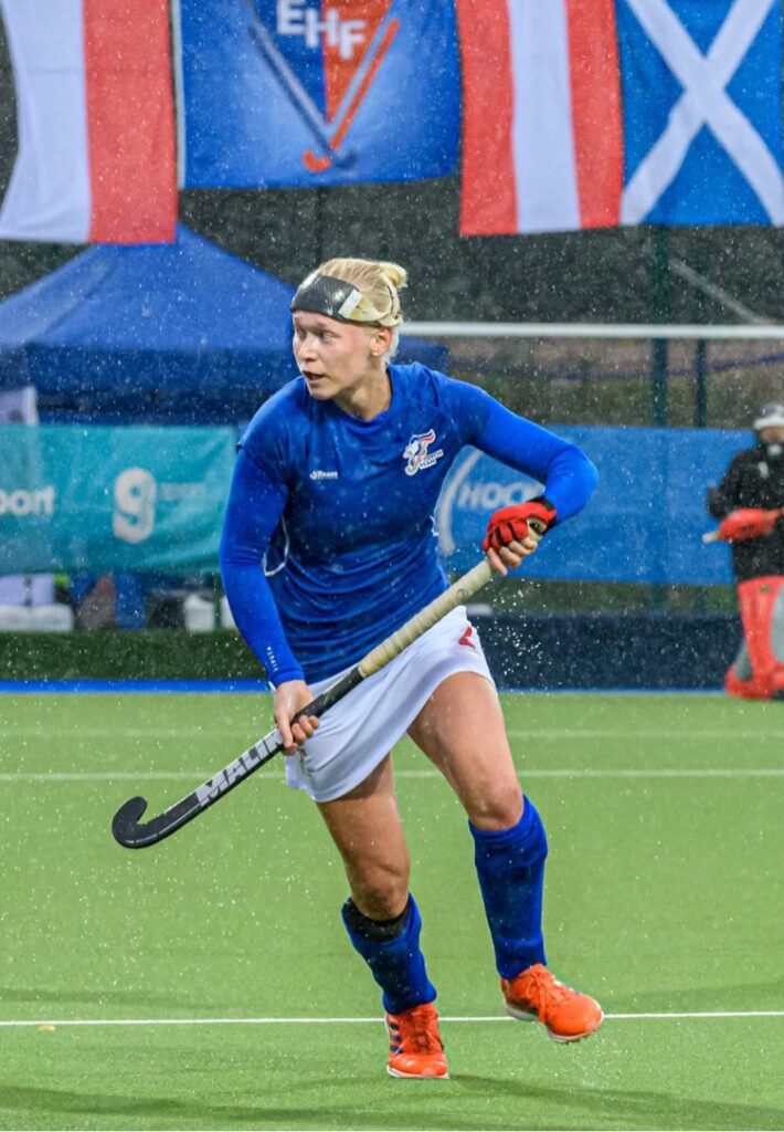 Glasgow; EuroHockey Championships II Division. Katerina Lacina of Czech Republic. Photo copyright; Duncan Gray (Duncolm Sports Photography).
